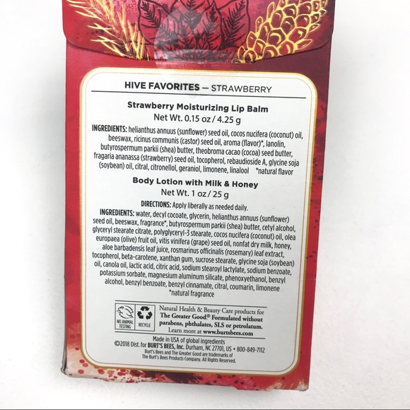 NIB Burt’s Bees Hives Favorites - Strawberry - Picture 4 of 5